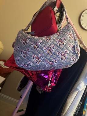 NWOT Consistently crafted purse  Cotton Crossbody Handbag, Sunlit Garden Sage, Z